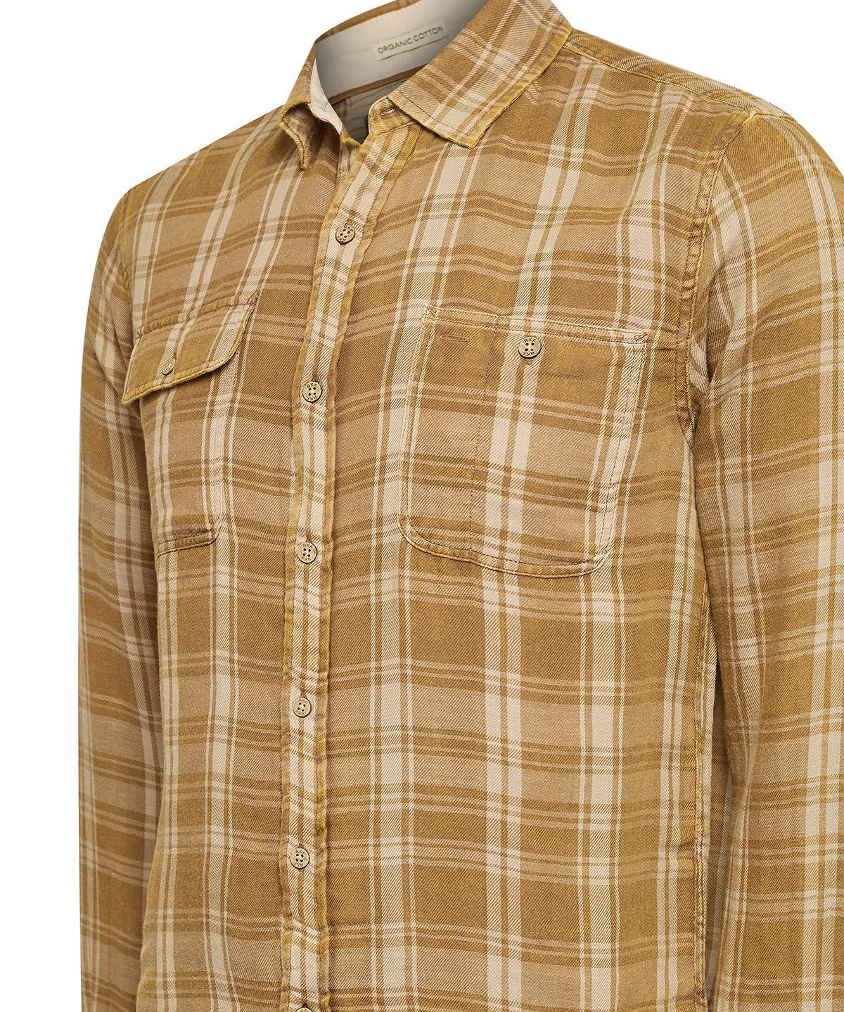 Camisa Algodón Orgánico Hombre Bradford Beige Rockford