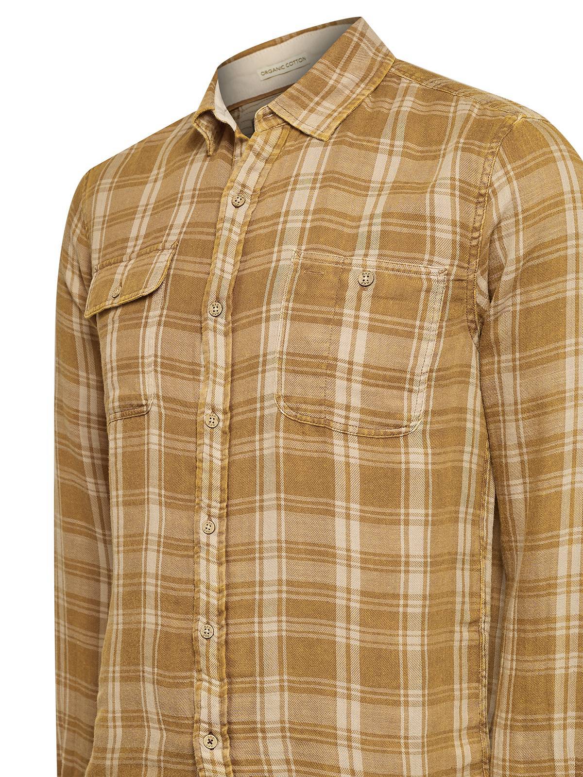 Camisa Algodón Orgánico Hombre Bradford Beige Rockford