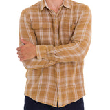 Camisa Algodón Orgánico Hombre Bradford Beige Rockford