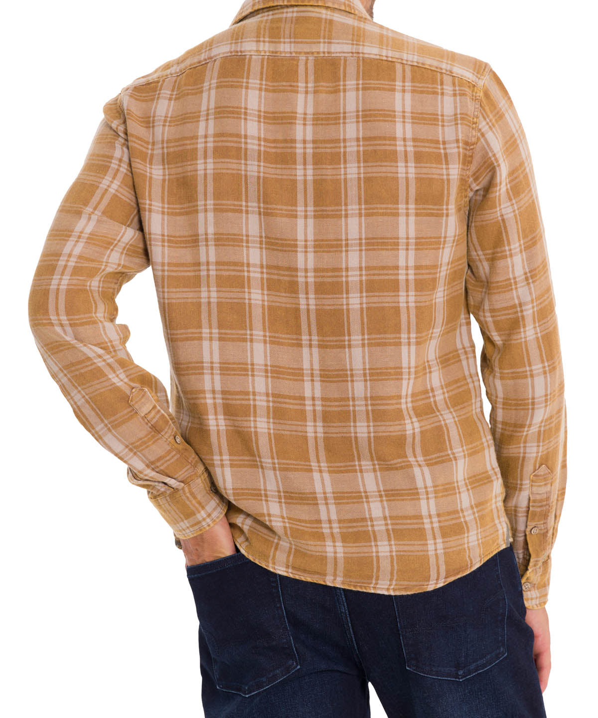 Camisa Algodón Orgánico Hombre Bradford Beige Rockford