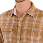 Camisa Algodón Orgánico Hombre Bradford Beige Rockford