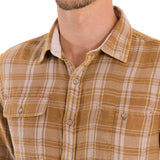 Camisa Algodón Orgánico Hombre Bradford Beige Rockford