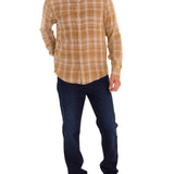 Camisa Algodón Orgánico Hombre Bradford Beige Rockford