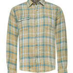 Camisa Algodón Orgánico Hombre Bradford Verde Rockford