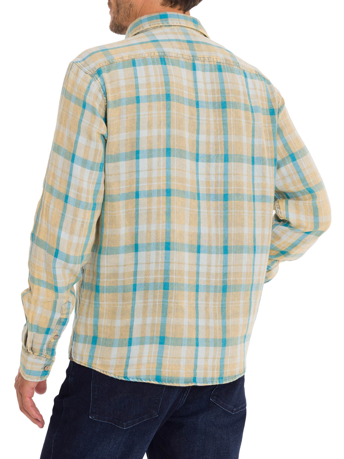 Camisa Algodón Orgánico Hombre Bradford Verde Rockford