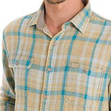 Camisa Algodón Orgánico Hombre Bradford Verde Rockford