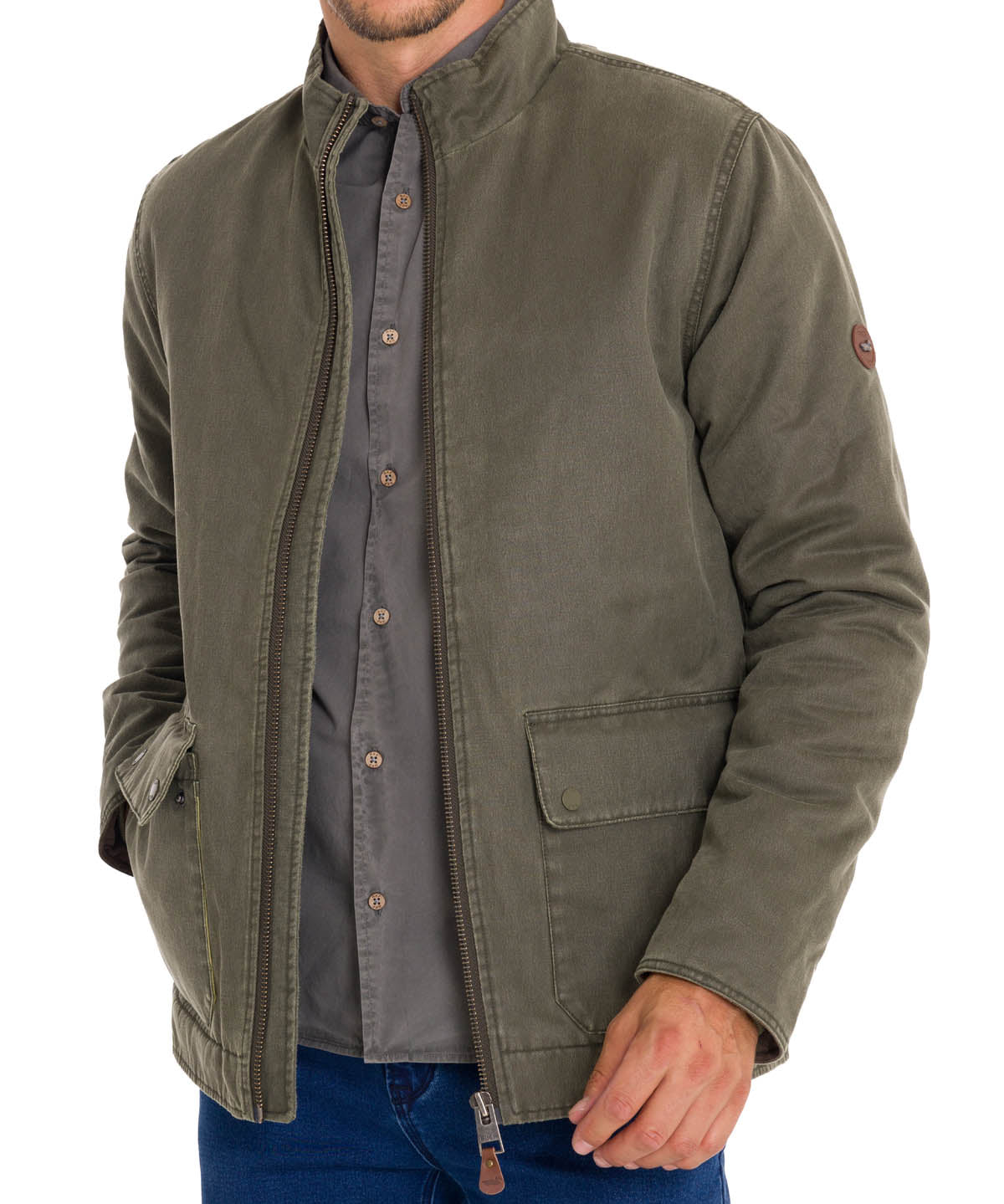 Chaqueta Thermore Hombre Newolb Verde Rockford