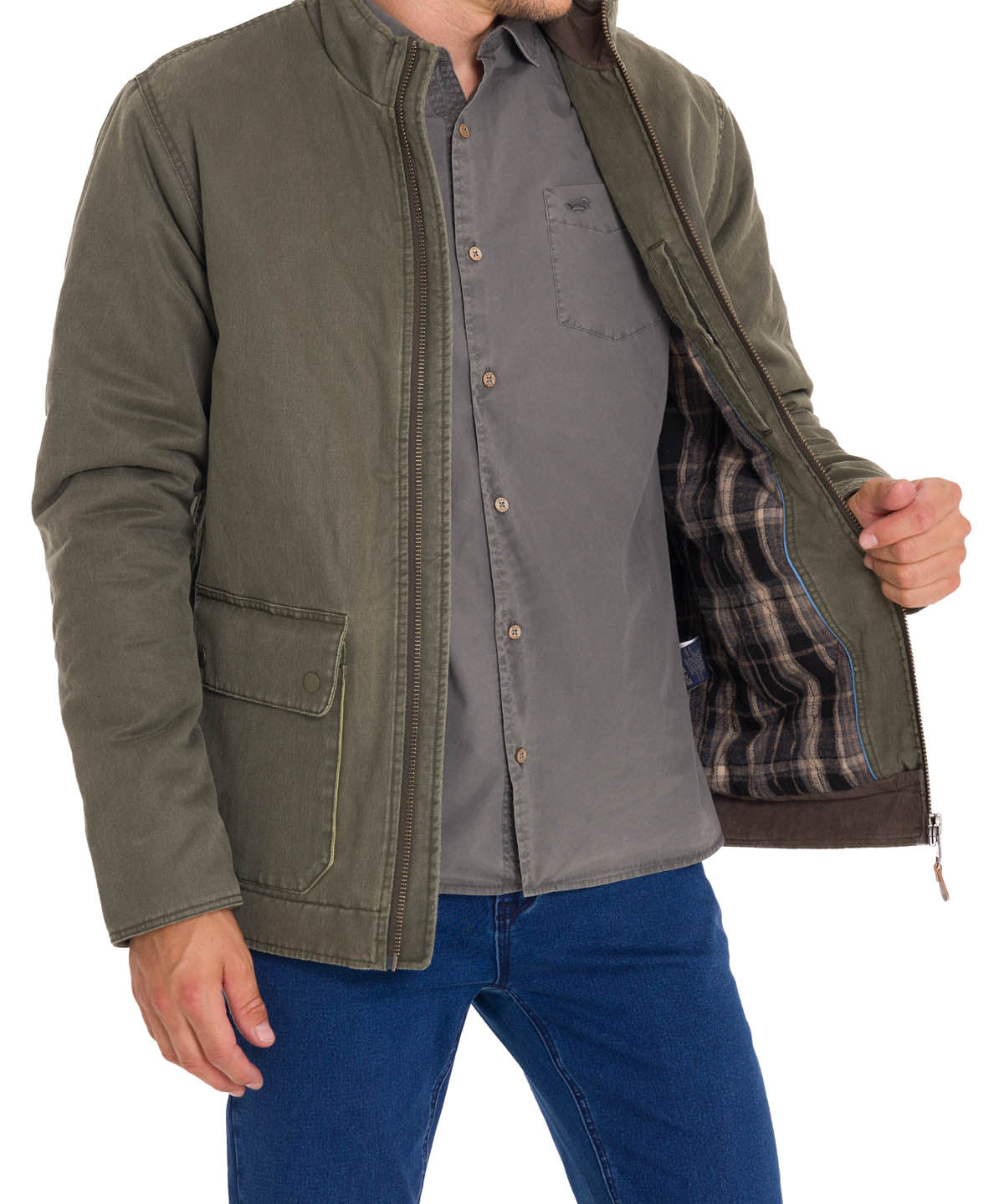 Chaqueta Thermore Hombre Newolb Verde Rockford