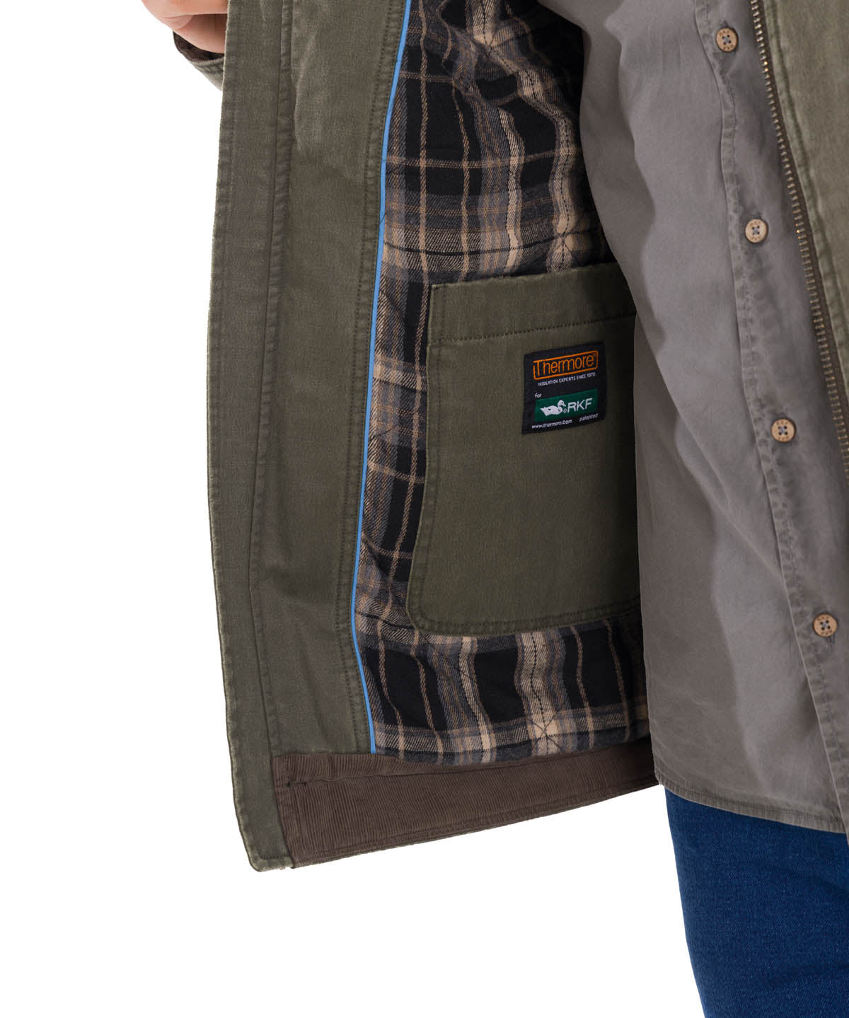 Chaqueta Thermore Hombre Newolb Verde Rockford