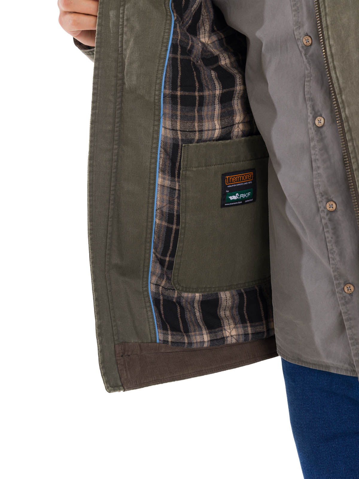Chaqueta Thermore Hombre Newolb Verde Rockford