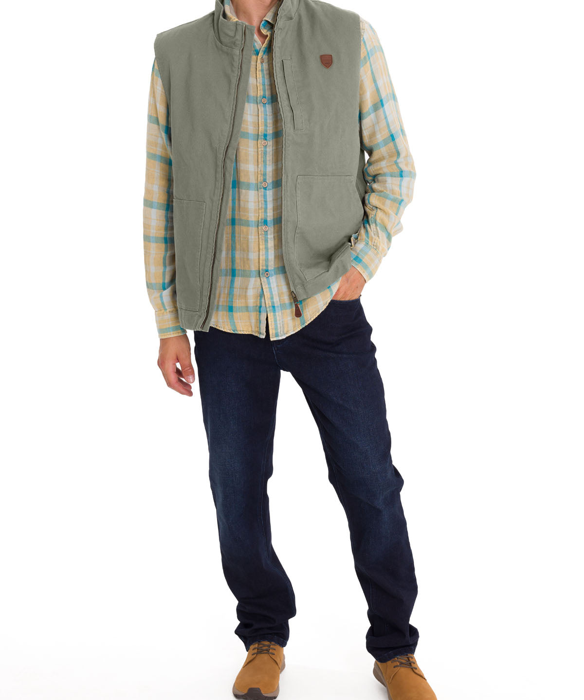 Chaqueta Algodón Orgánico Hombre Hartt Verde Rockford