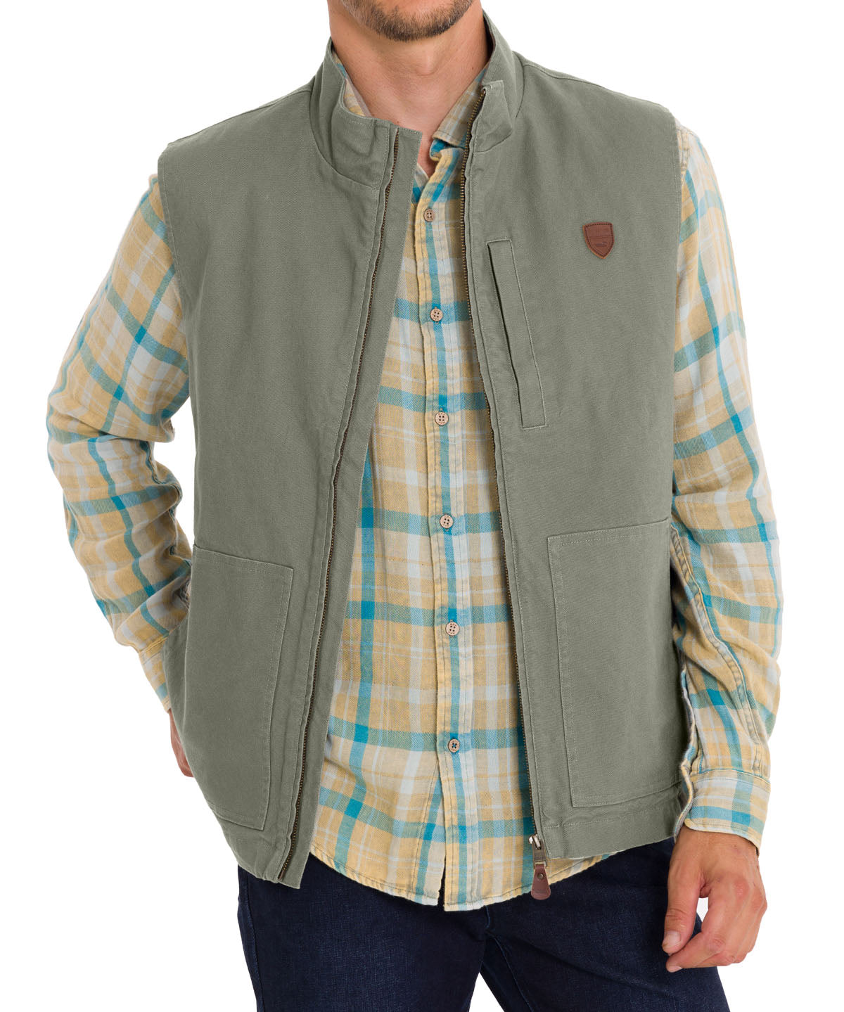 Chaqueta Algodón Orgánico Hombre Hartt Verde Rockford