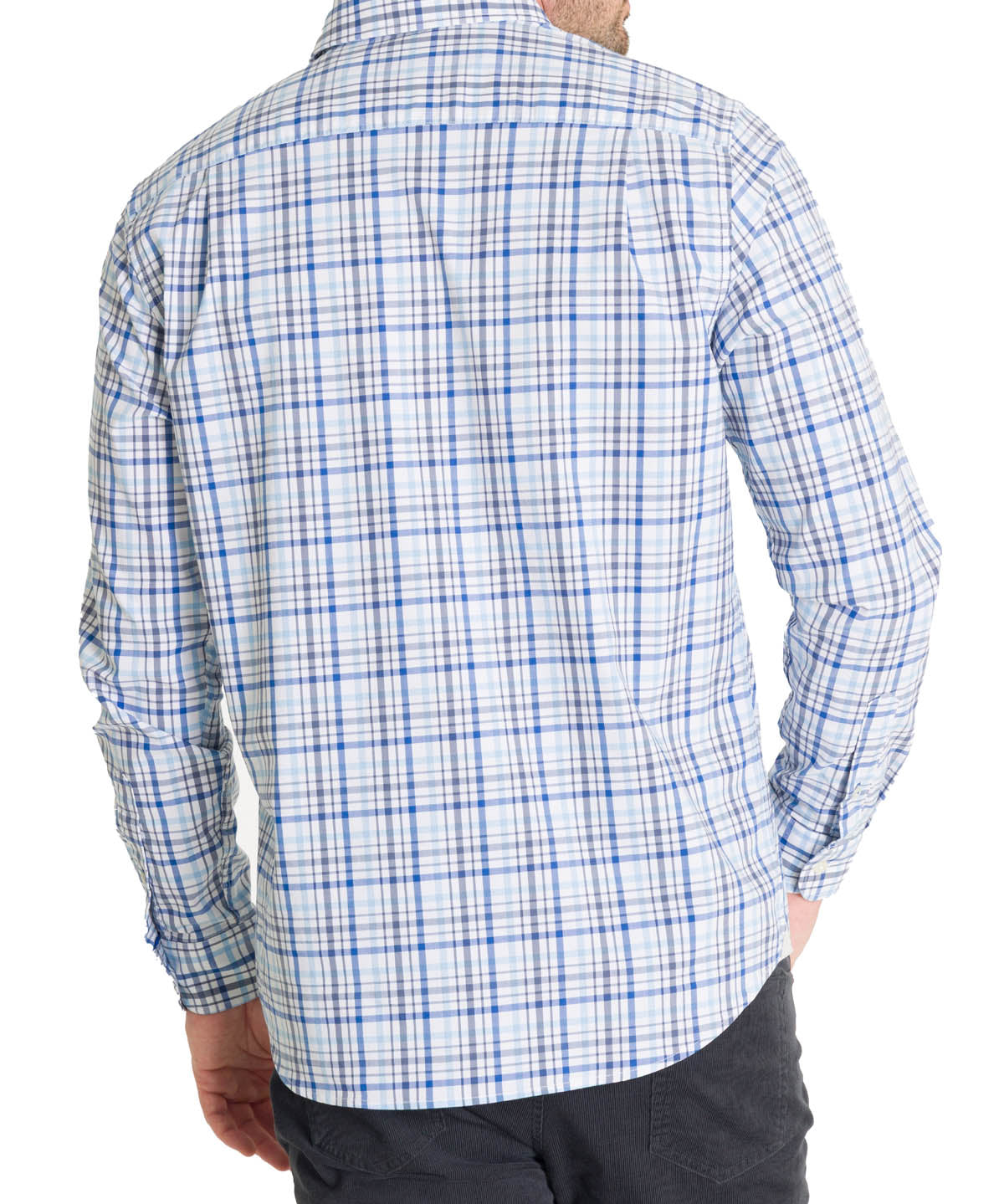 Camisa Algodón Orgánico Hombre Mild Azul Rockford
