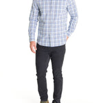 Camisa Algodón Orgánico Hombre Mild Azul Rockford