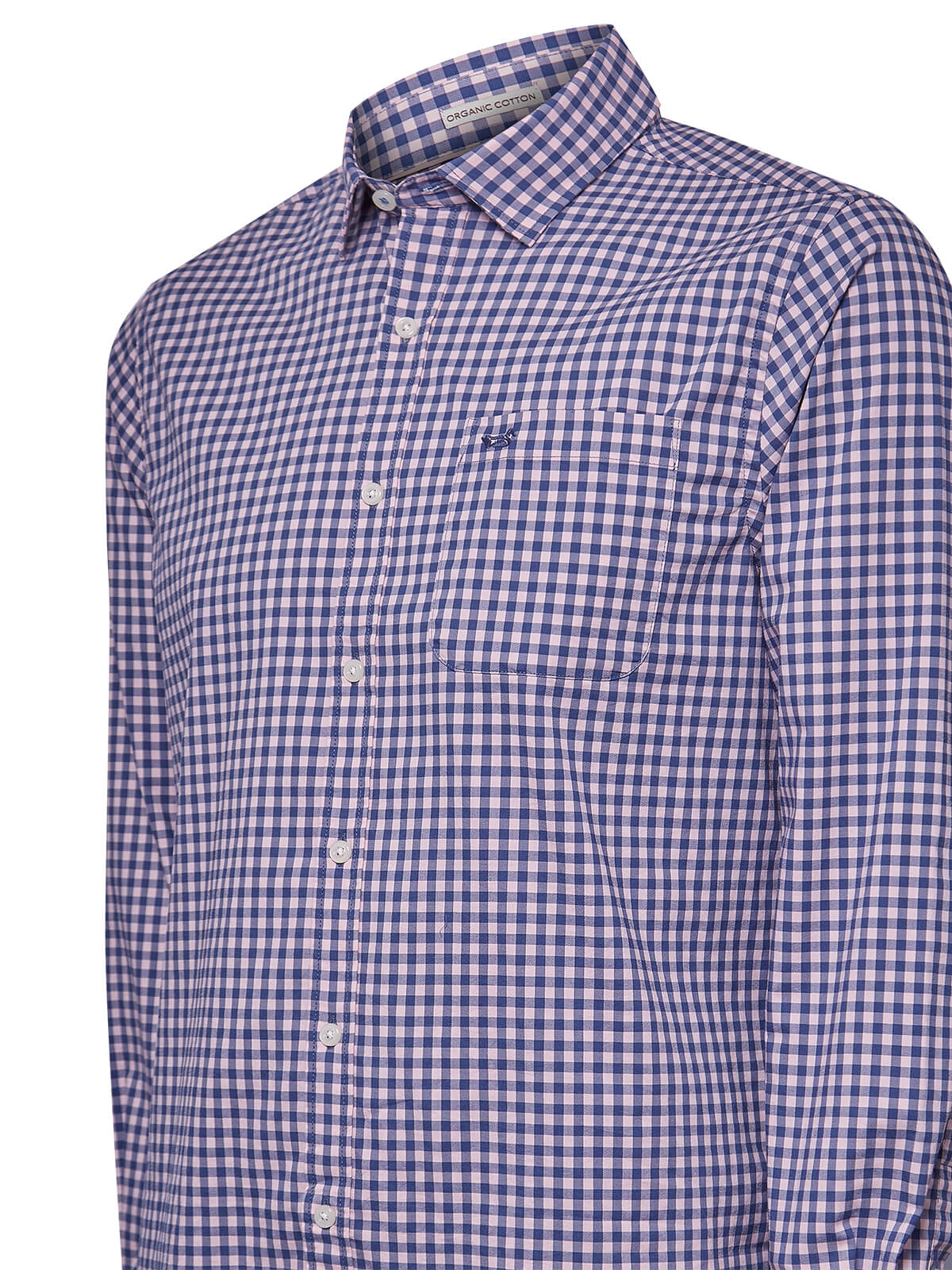 Camisa Algodón Orgánico Hombre Mild Rosado Rockford