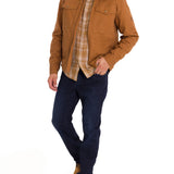 Chaqueta Algodón Orgánico Hombre Golfo Café Rockford