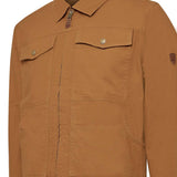 Chaqueta Algodón Orgánico Hombre Golfo Café Rockford