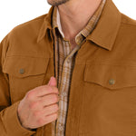Chaqueta Algodón Orgánico Hombre Golfo Café Rockford