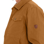 Chaqueta Algodón Orgánico Hombre Golfo Café Rockford