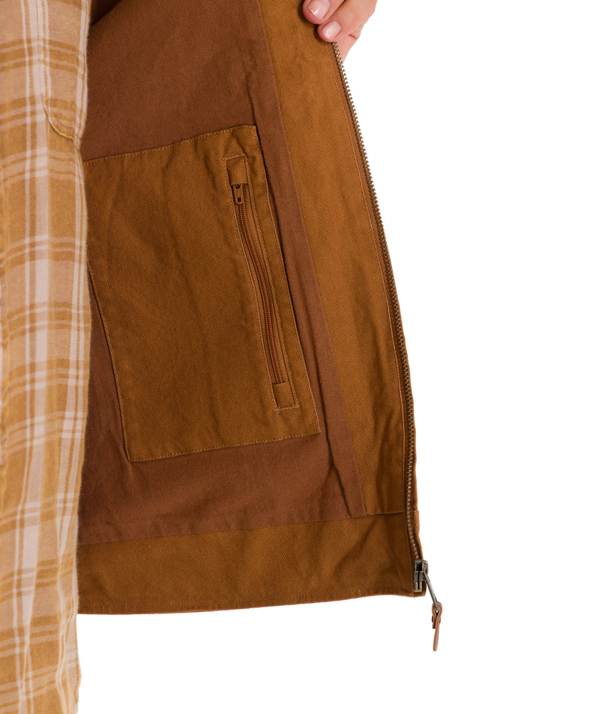 Chaqueta Algodón Orgánico Hombre Golfo Café Rockford