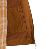 Chaqueta Algodón Orgánico Hombre Golfo Café Rockford
