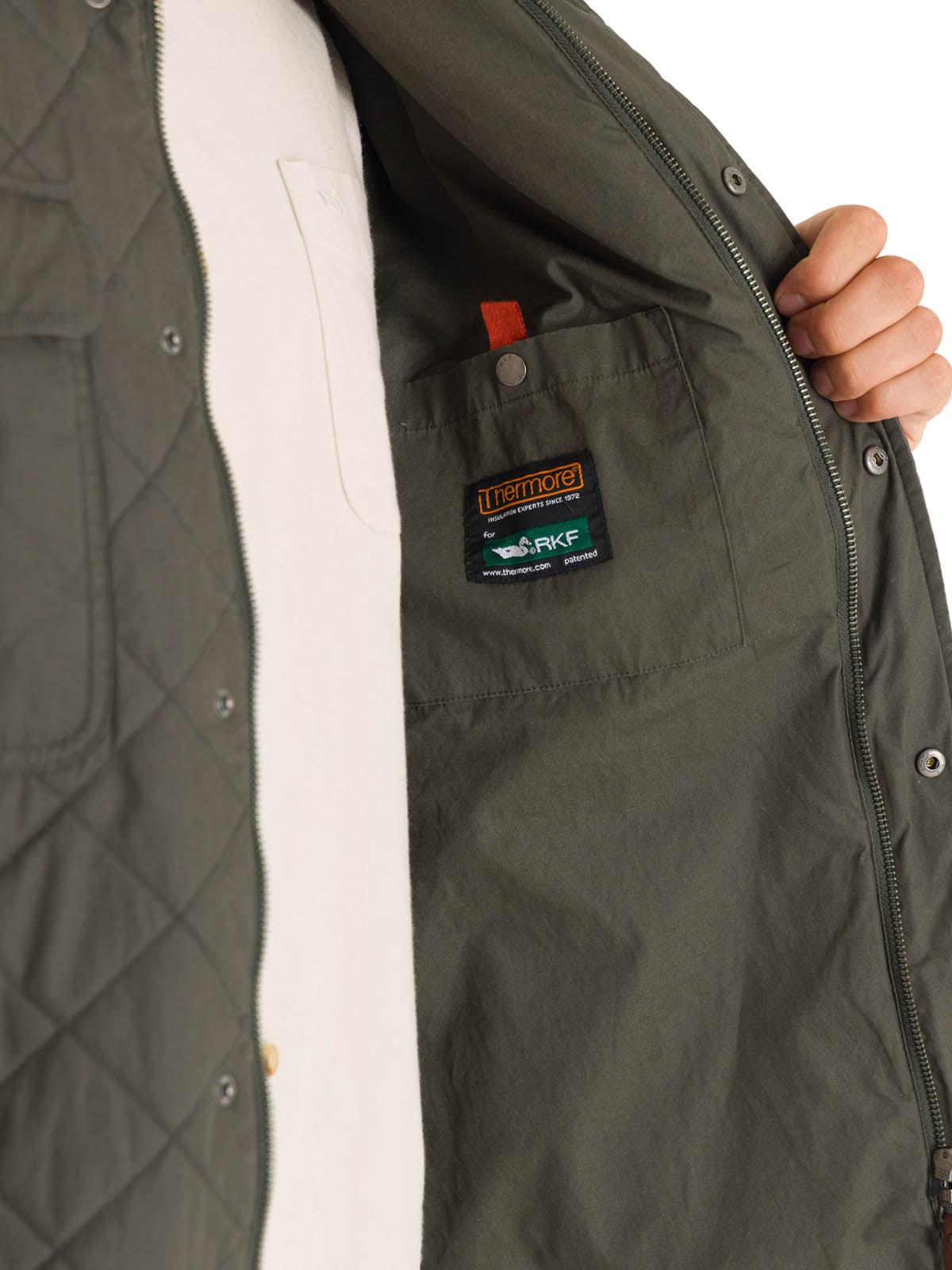 Chaqueta Thermore Hombre Verena Verde Rockford