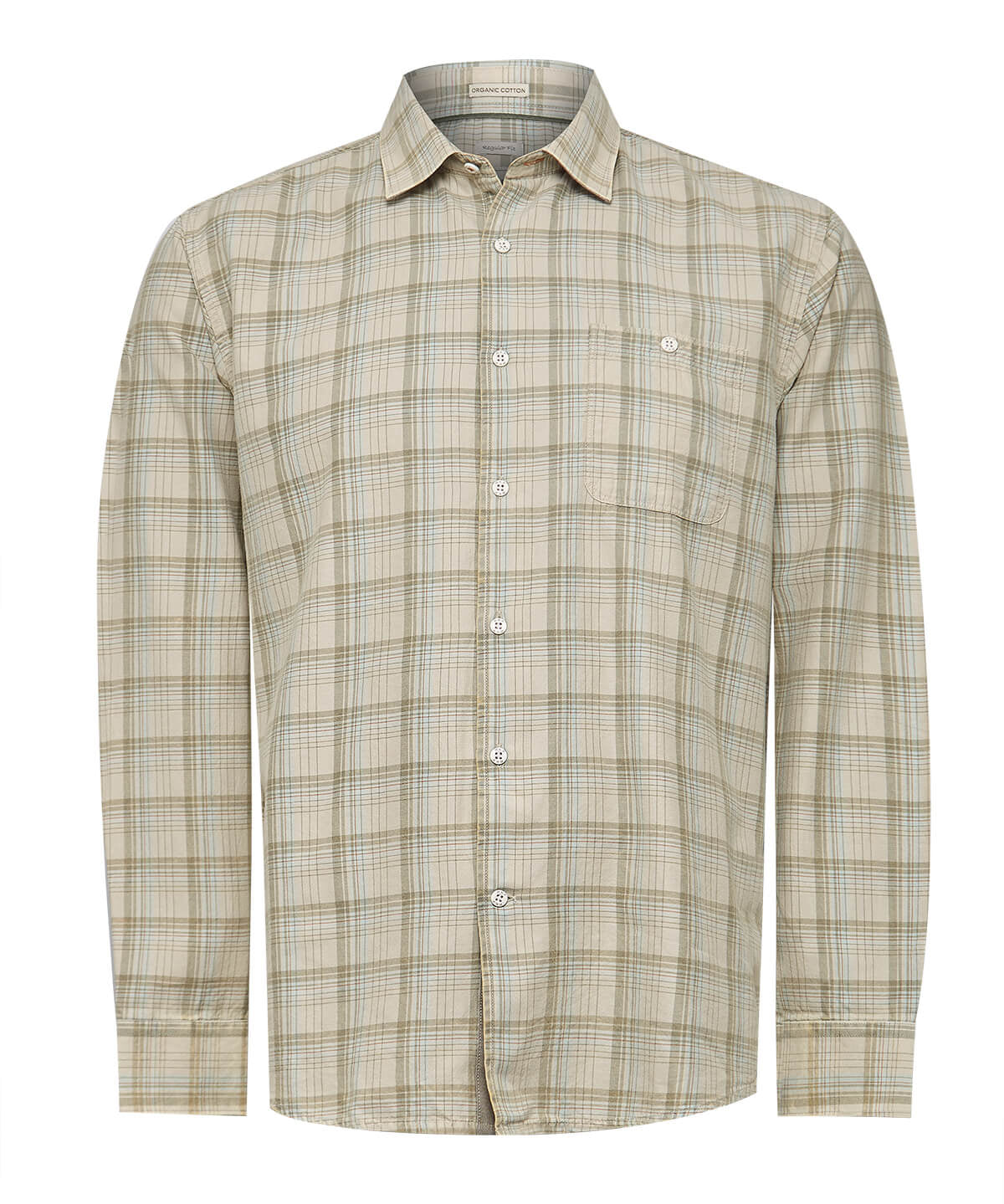 Camisa Algodón Orgánico Hombre Arbed Verde Rockford