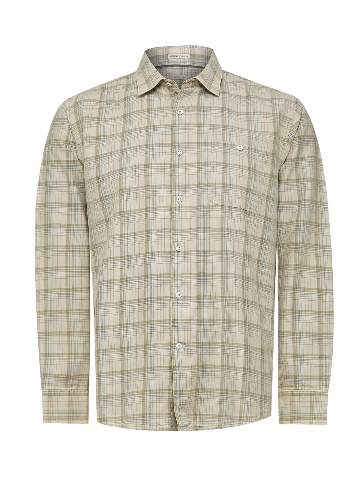 Camisa Algodón Orgánico Hombre Arbed Verde Rockford