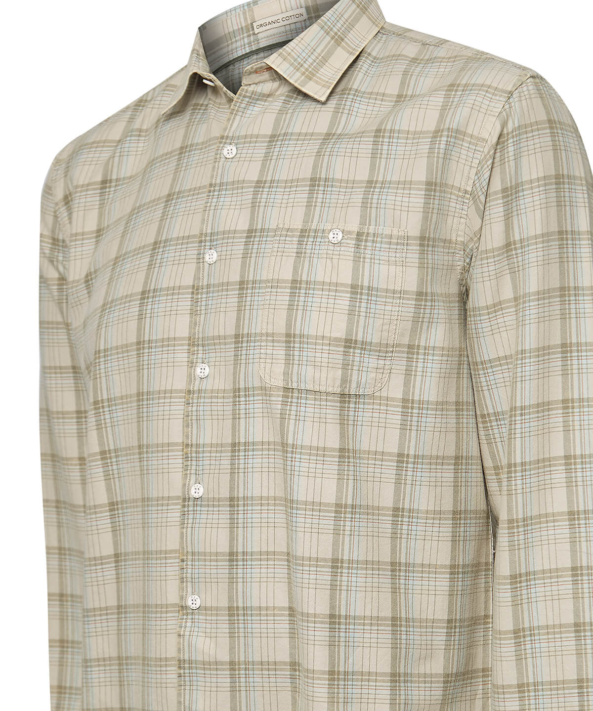 Camisa Algodón Orgánico Hombre Arbed Verde Rockford