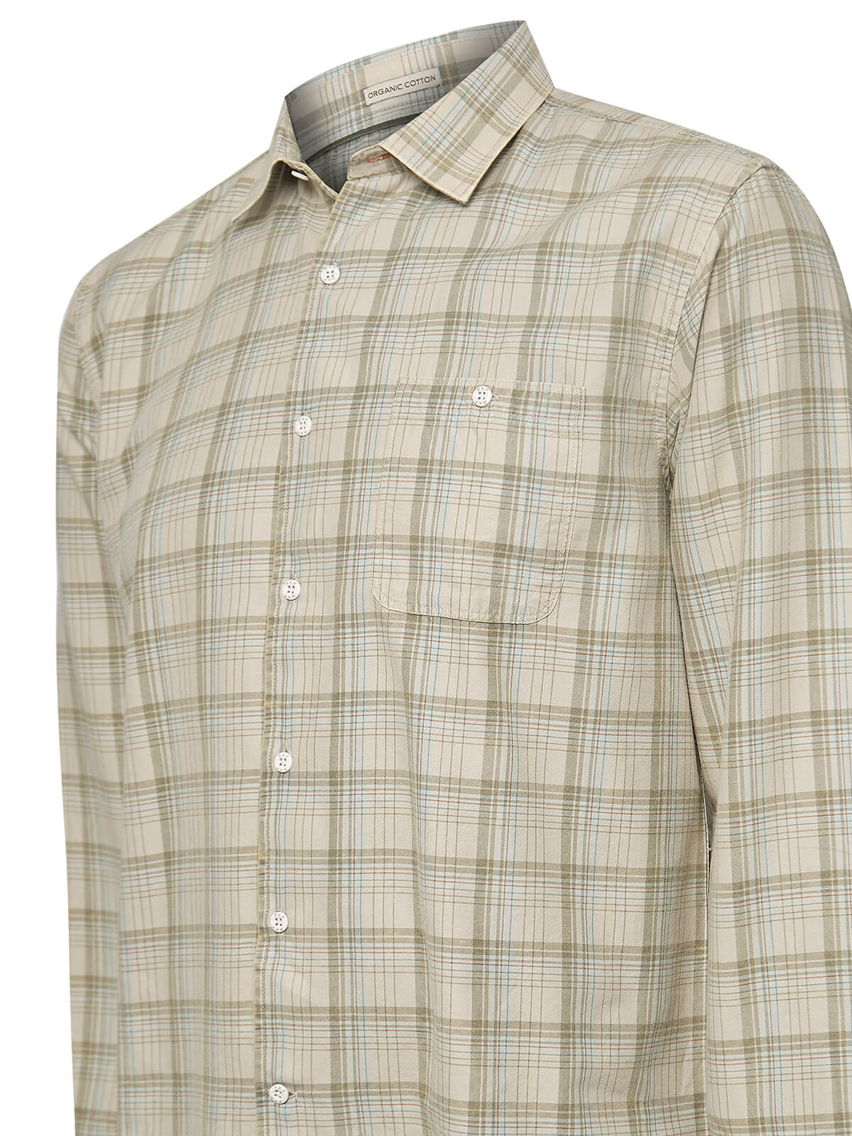Camisa Algodón Orgánico Hombre Arbed Verde Rockford