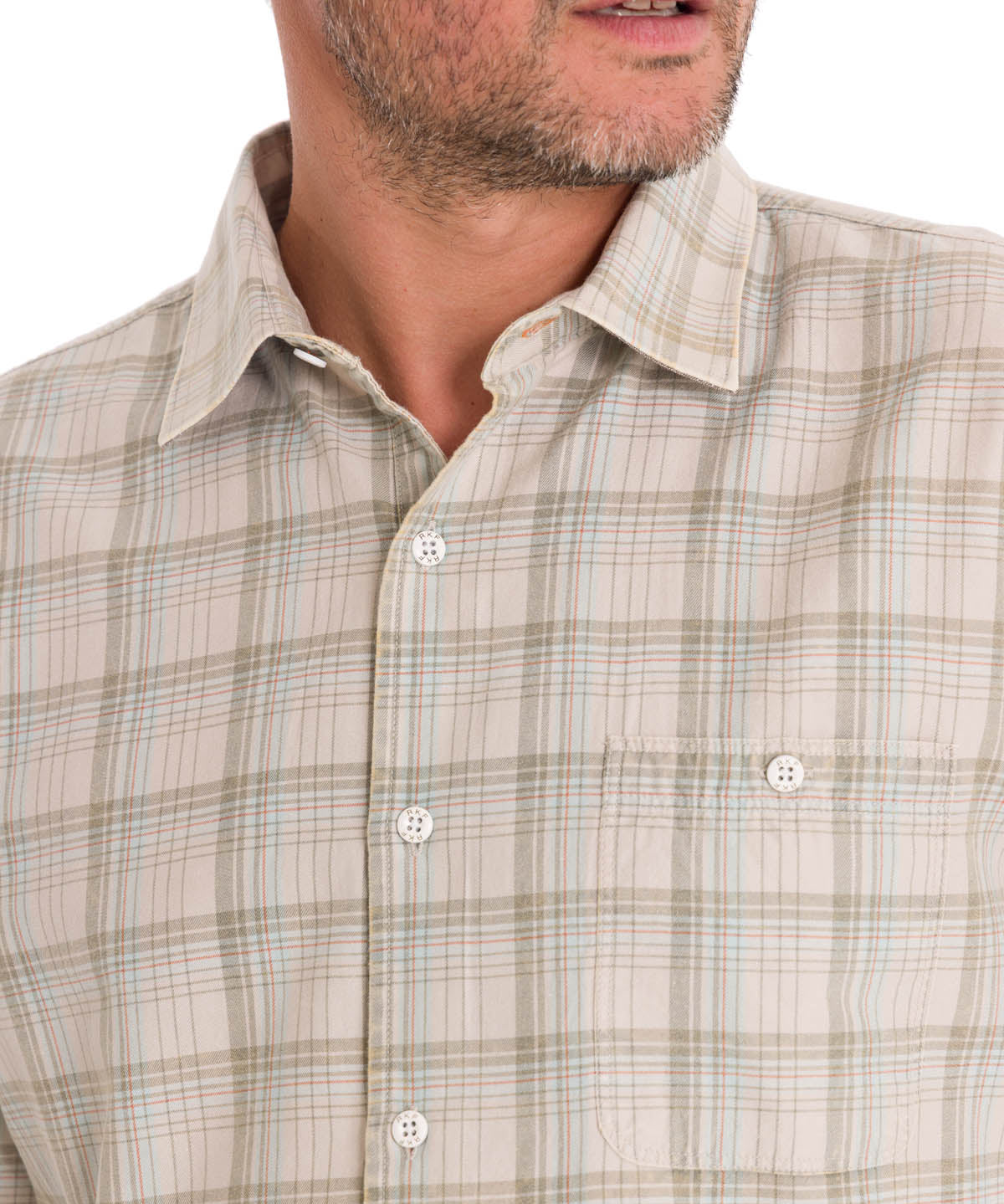 Camisa Algodón Orgánico Hombre Arbed Verde Rockford