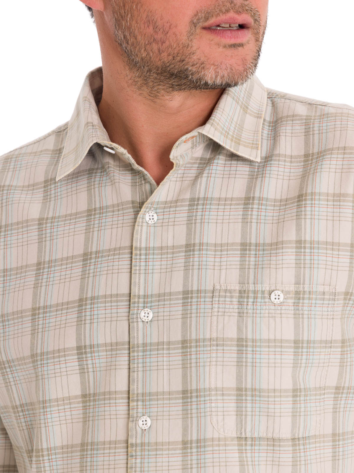 Camisa Algodón Orgánico Hombre Arbed Verde Rockford