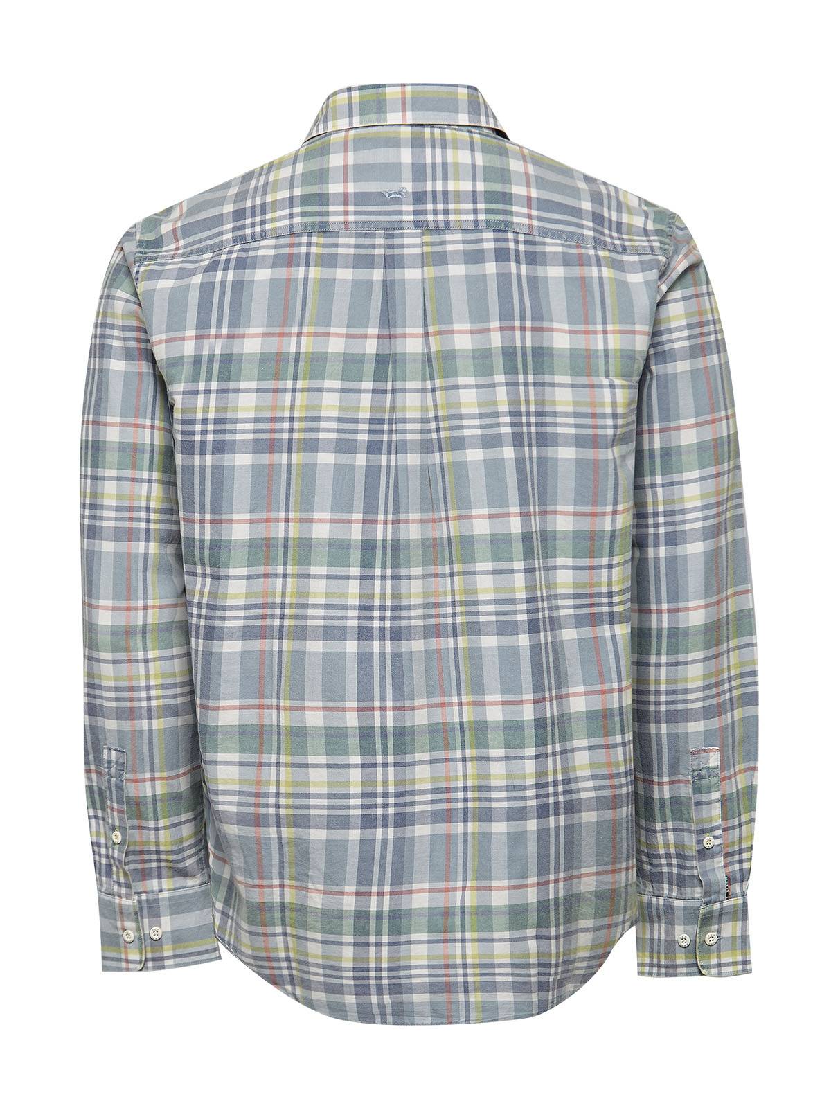 Camisa Algodón Orgánico Hombre Arbed Azul Rockford