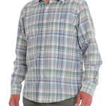 Camisa Algodón Orgánico Hombre Arbed Azul Rockford