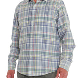 Camisa Algodón Orgánico Hombre Arbed Azul Rockford