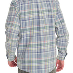 Camisa Algodón Orgánico Hombre Arbed Azul Rockford