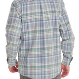 Camisa Algodón Orgánico Hombre Arbed Azul Rockford