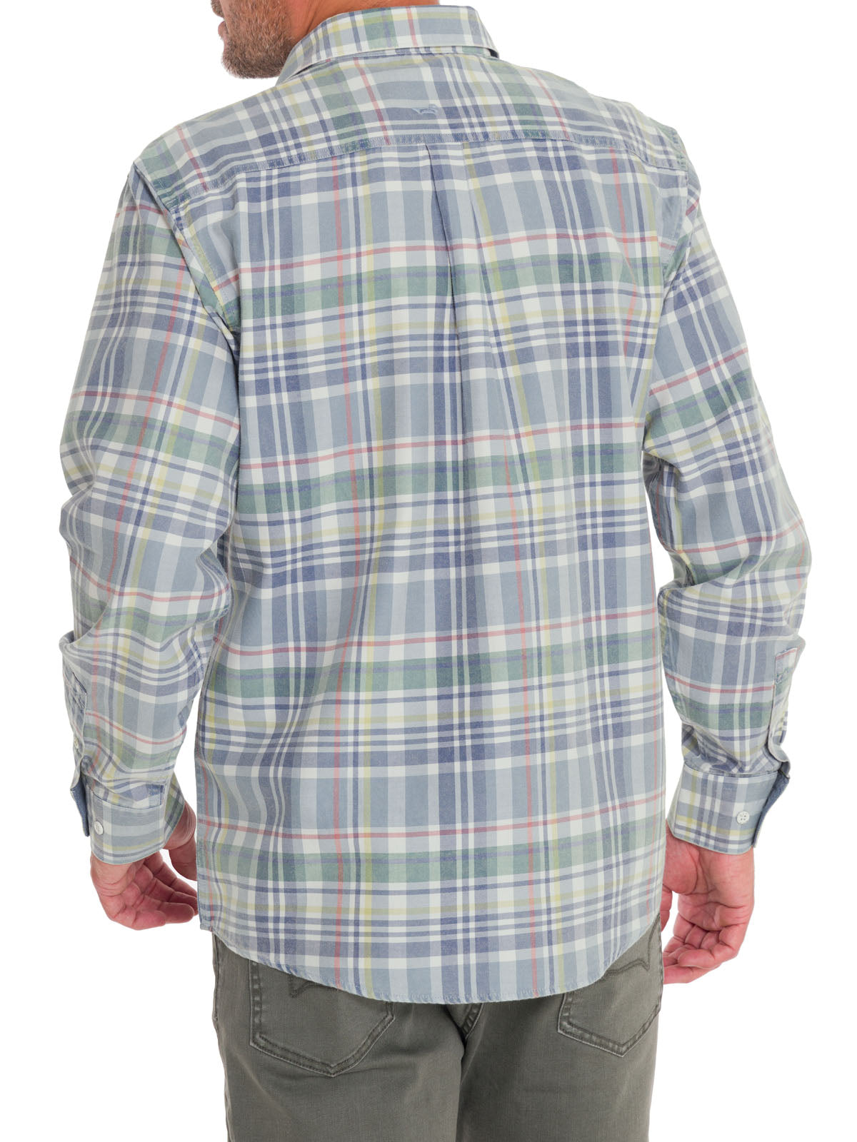 Camisa Algodón Orgánico Hombre Arbed Azul Rockford