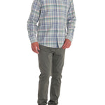 Camisa Algodón Orgánico Hombre Arbed Azul Rockford