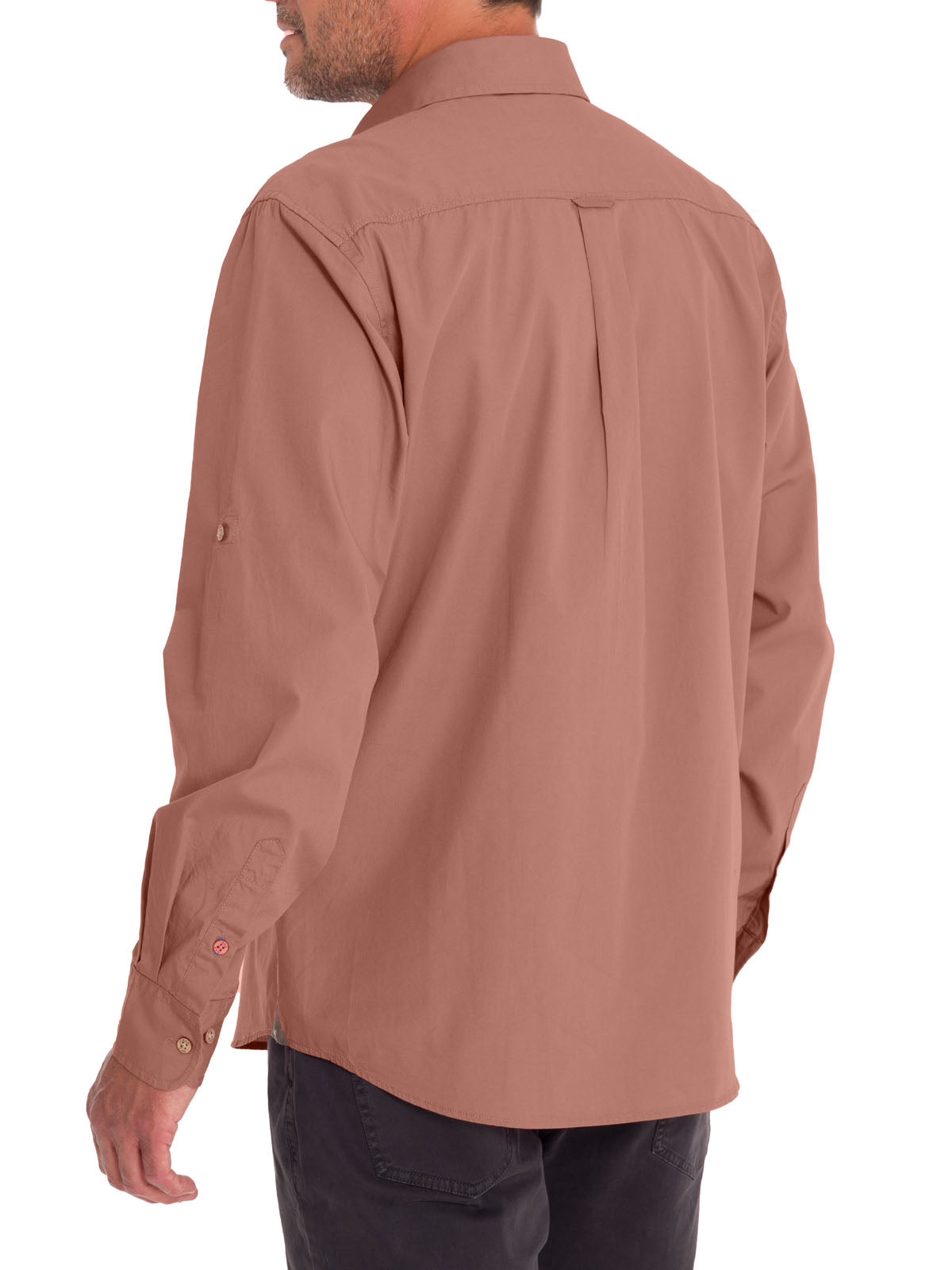 Camisa Algodón Orgánico Hombre Galiton Rosado Rockford