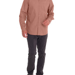 Camisa Algodón Orgánico Hombre Galiton Rosado Rockford