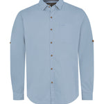 Camisa Algodón Orgánico Hombre Galiton Celeste Rockford