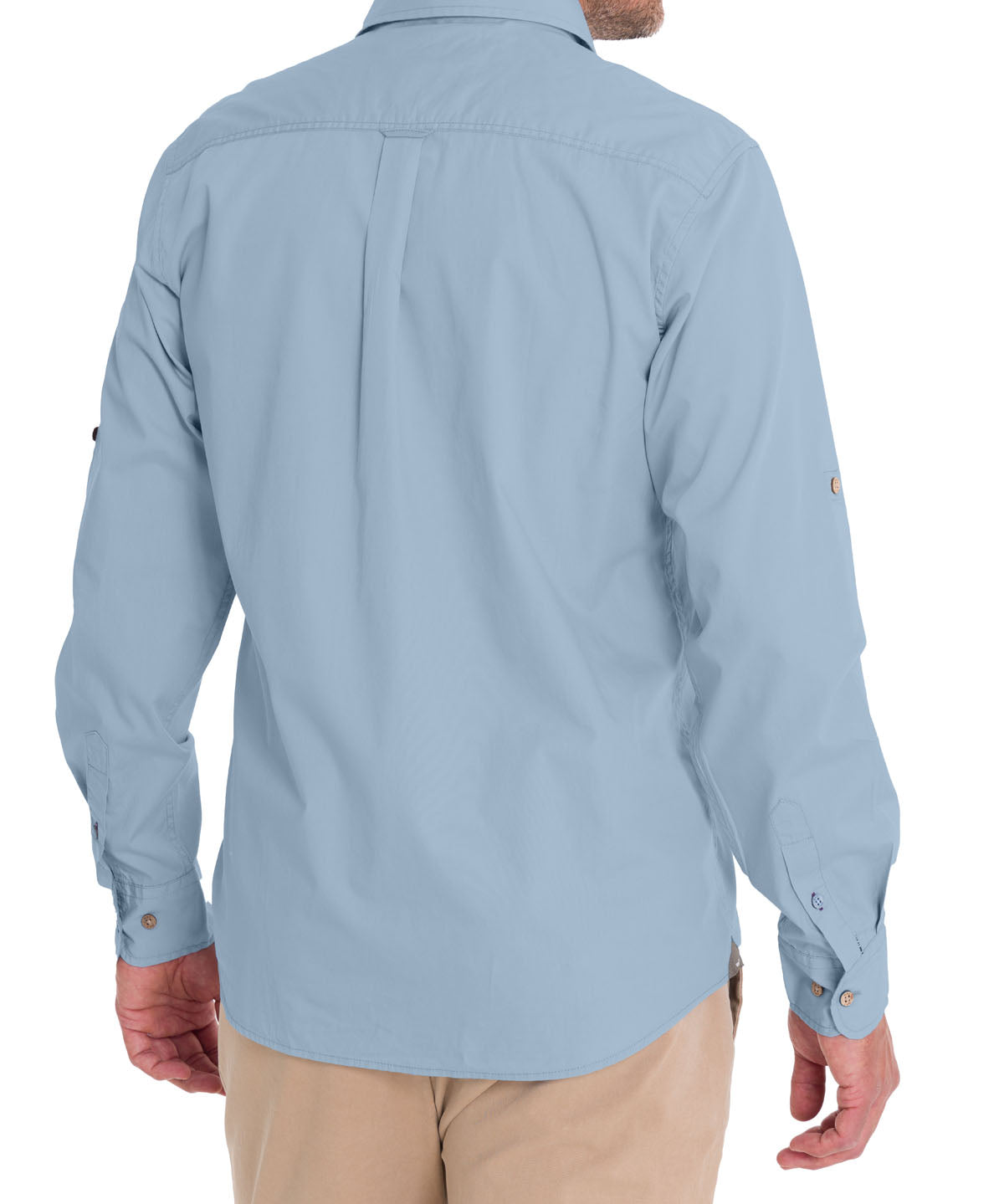 Camisa Algodón Orgánico Hombre Galiton Celeste Rockford