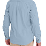 Camisa Algodón Orgánico Hombre Galiton Celeste Rockford