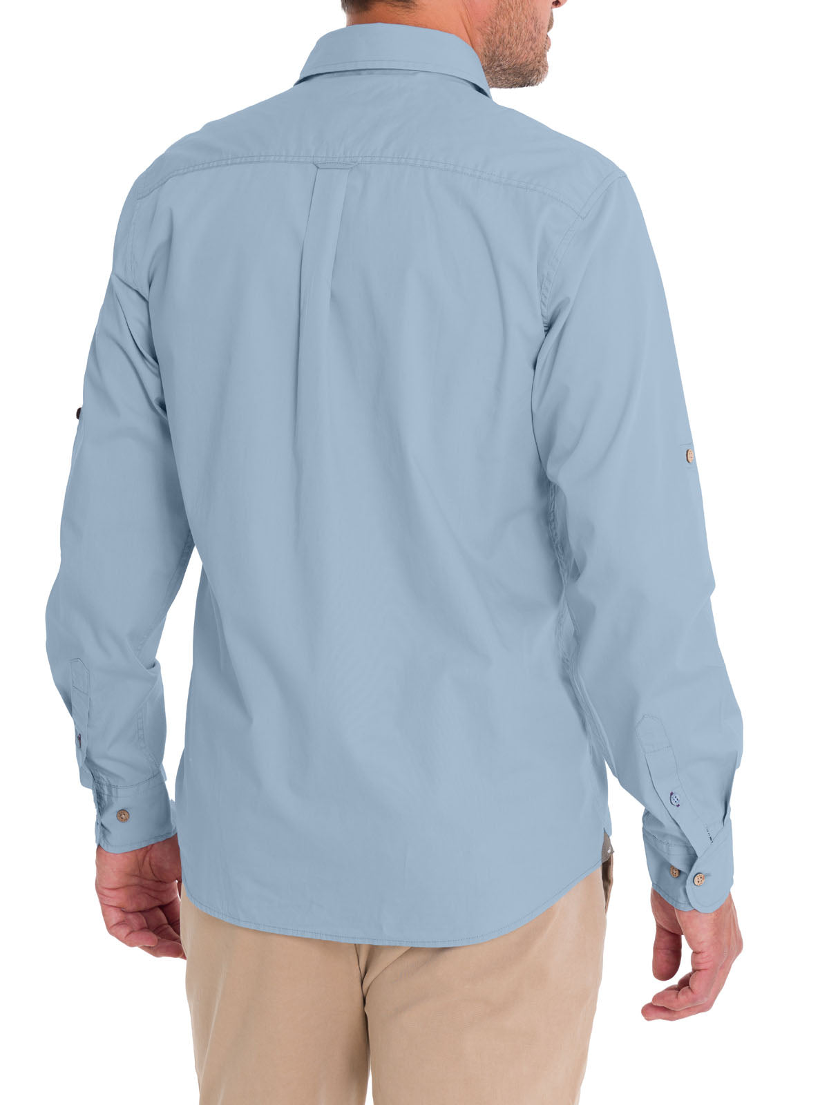 Camisa Algodón Orgánico Hombre Galiton Celeste Rockford