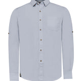 Camisa Algodón Orgánico Hombre Galiton Gris Rockford