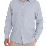 Camisa Algodón Orgánico Hombre Galiton Gris Rockford