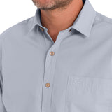 Camisa Algodón Orgánico Hombre Galiton Gris Rockford