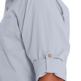 Camisa Algodón Orgánico Hombre Galiton Gris Rockford