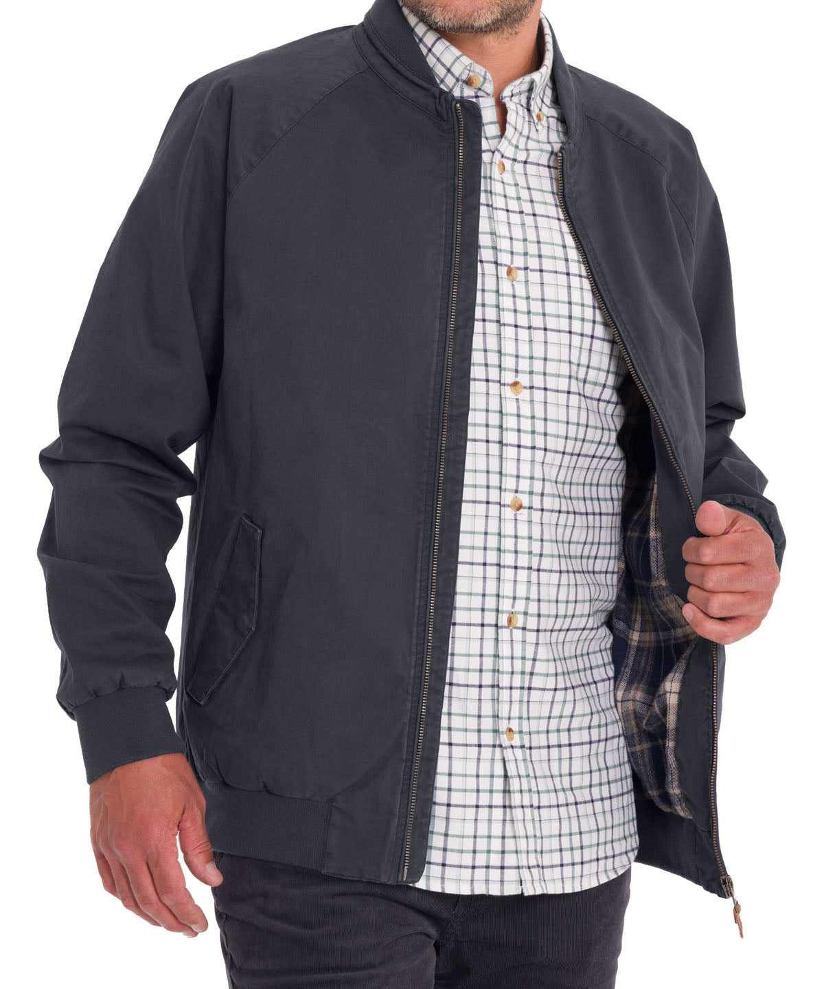 Chaqueta Algodón Orgánico Hombre Classic Azul Rockford